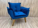 Ver imagem 1 de Poltrona Decorativa 1 Lugar Azul 325 Julia