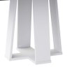 Mesa de Jantar Tampo com Vidro Valencia 135x135 Off White - PR Móveis - 3
