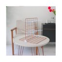 Ver imagem 1 de Expositor para Chaveiro e Bijuteria 0,30 X 0,30m com 16 Ganchos - Cor:rosé