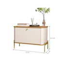 Ver imagem 2 de Cômoda Pequena Irondale Off White Nature Dourado