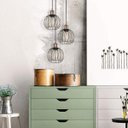 Ver imagem 2 de Pendente de Metal Aramado Cage Bella Iluminação