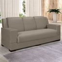 Ver imagem 1 de Sofá 3 Lugares Suede Capuccino Tokio D23 Silvaflex com 188X80X91
