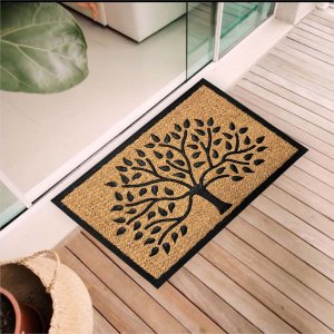 Capacho Antiderrapante Fibra de Coco Arvore 0,45x0,75m Kapazi