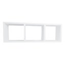 Ver imagem 1 de Nicho Triplo Organizador Mdf Ambientes Diversos Decorativo