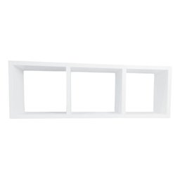 Nicho Triplo Organizador Mdf Ambientes Diversos Decorativo - 1