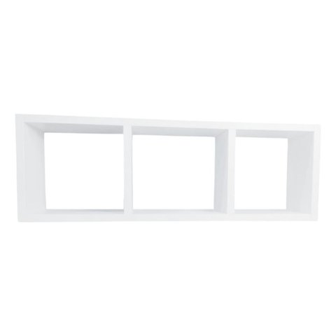 Nicho Triplo Organizador Mdf Ambientes Diversos Decorativo