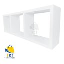 Ver imagem 7 de Nicho Triplo Organizador Mdf Ambientes Diversos Decorativo