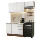 Ver imagem 2 de Armário de Cozinha Compacta 180 Cm Rustic/branco Veludo Lux Madesa 03