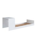 Ver imagem 6 de Cama Infanto Juvenil com Escrivaninha Solteiro Branco Completa Móveis