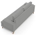 Ver imagem 6 de Sofá 160cm 2 Lugares Pés Curvos Santi Suede D05 Cinza - Mpozenato