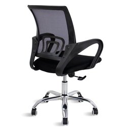 Kit 5 Cadeiras Office Santiago Móveis Preto - 4