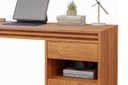Ver imagem 4 de Mesa Escrivaninha com Gaveta para Escritorio Notebook Pc 1,20m Nature - Mila Permobili