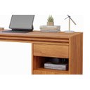 Ver imagem 4 de Mesa Escrivaninha com Gaveta para Escritorio Notebook Pc 1,20m Nature - Mila Permobili