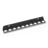 Suporte Porta Temperos com 10 Tubetes de Parede - Aço-Preto - 2