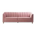 Ver imagem 4 de Sofá 2 Lugares 1,80m, Veludo Rose - Ros001:rose
