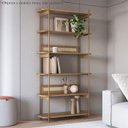 Ver imagem 2 de Estante 180 Cm 6 Prateleiras Pes Metal Oslo 28965 Hanover Artesano
