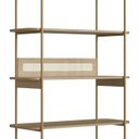 Ver imagem 5 de Estante 180 Cm 6 Prateleiras Pes Metal Oslo 28965 Hanover Artesano