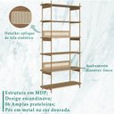 Ver imagem 3 de Estante 180 Cm 6 Prateleiras Pes Metal Oslo 28965 Hanover Artesano