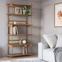 Ver imagem 7 de Estante 180 Cm 6 Prateleiras Pes Metal Oslo 28965 Hanover Artesano