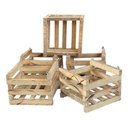 Ver imagem 2 de Cachepot de Madeira P/ Orquídea 20x20x14 + Haste - 10 Unid. Madeira