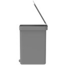 Ver imagem 5 de Lixeira de Pedal OU Cesto de Lixo para Cozinha Escritório Linha Trium 12 Litros Chumbo