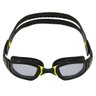 Óculos de Natação Michael Phelps Ninja Lente Fumê Aqua Sphere Preto/amarelo - 1