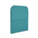 Ver imagem 2 de Cabeceira Estofada Solteiro Alana 90cm Suede Azul Turquesa