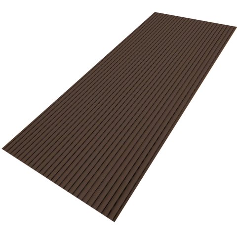 Tapete Passadeira Cozinha Antiderrapante Rolo por Metro 45cm X 3 Metro Marrom