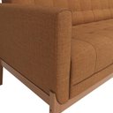 Ver imagem 3 de Sofá Brooks 230 Cm 4 Lugares | Linho Terracota Minha Loja de Móveis