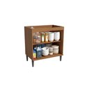 Ver mais imagens de Balcão de Cozinha Elara T751-Cnprg 2 Portas MDP 80cm Canela-Preto Kappesberg