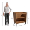 Ver imagem 4 de Balcão de Cozinha Elara T751-Cnprg 2 Portas MDP 80cm Canela-Preto Kappesberg