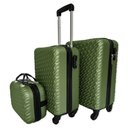 Ver imagem 1 de Kit de 3 Malas de Viagem Verde Militar