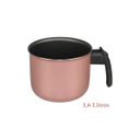 Ver imagem 4 de Conjunto de Panelas 10 Peças Rosê Tampa de Vidro Marpal