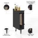 Ver imagem 3 de Balcão de Cozinha Porta Pano 20cm Pérola Z34 Preto - Mpozenato