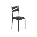 Ver imagem 4 de Conjunto 4 Cadeiras para Cozinha e Sala de Jantar Preto/Floral
