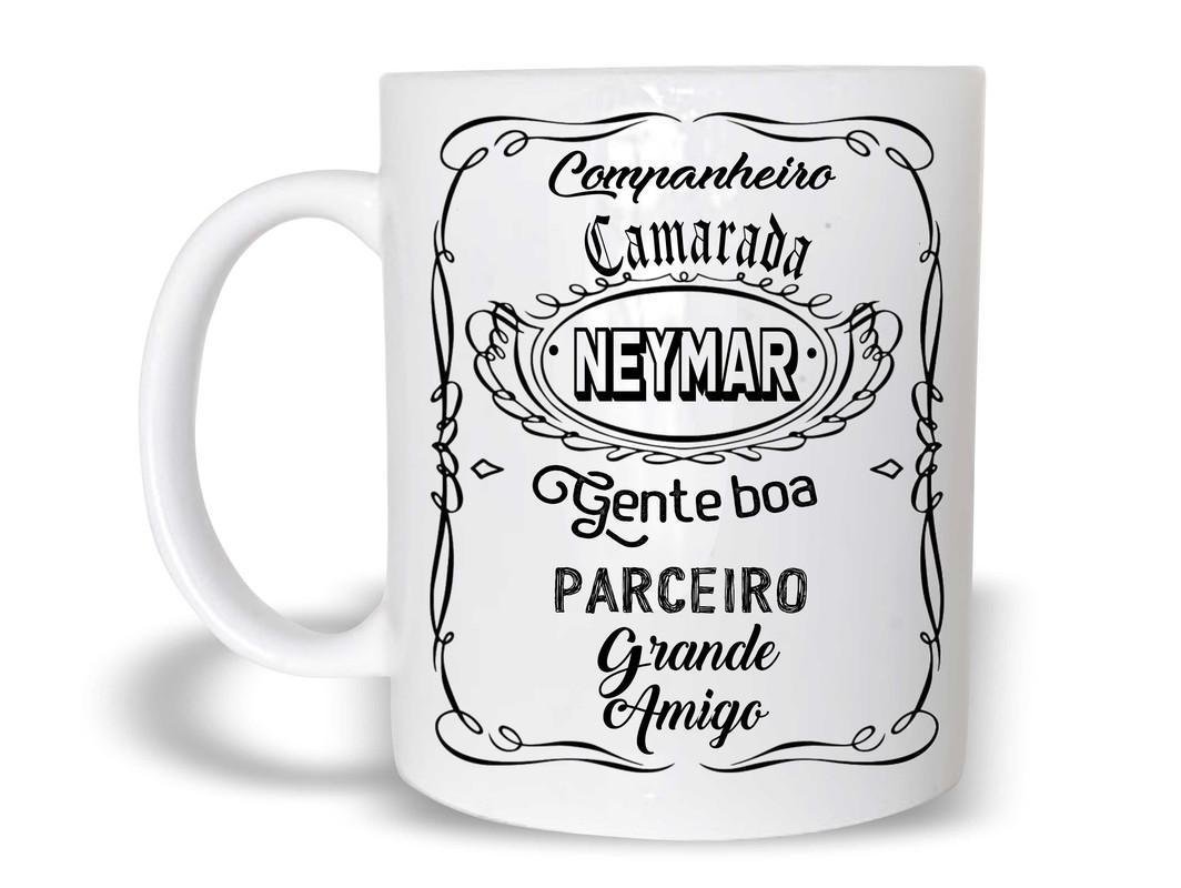 Caneca Presente Especial De Natal Polímero Neymar 325Ml - 1