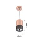 Ver imagem 2 de Pendente Led de Metal Roll 12,5cmx8cm Bella Iluminação 1x5W