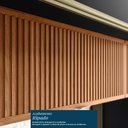 Ver imagem 4 de Armário Aéreo Proença 120cm Basculante 1 Porta Mdf e 1 Porta Ripada Nogueira Touch-carbono Prime