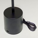 Ver imagem 6 de Luminária de Mesa de Metal Preto 33x8x8cm Abajur Decoração Iluminação Cabeceira