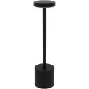 Ver imagem 1 de Luminária de Mesa de Metal Preto 33x8x8cm Abajur Decoração Iluminação Cabeceira