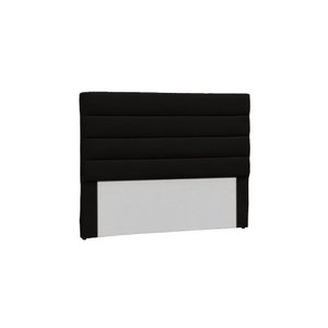 Cabeceira Estofada Cama Box Casal 140cm Berlin - Mhs:preto