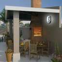 Ver imagem 2 de Luminária Parede Tartaruga P/ Área Externa com Aro Branco - 3003 Br