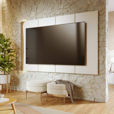 Painel para TV até 65 Polegadas com LED 216,8CMX135CM Amalfi