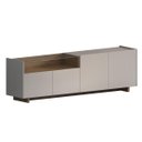 Ver imagem 1 de Rack para TV até 55 Polegadas 180cm 4 Portas com Vidro Fume/Montana 2095