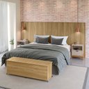 Ver imagem 1 de Conjunto Cabeceira King/casal - Baú + Mesa de Cabeceira