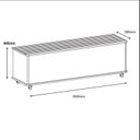 Ver imagem 3 de Conjunto Cabeceira King/casal - Baú + Mesa de Cabeceira