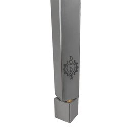 Torneira De Teto Para Lavatorio 100% Inox Polido - 1,70m - 3
