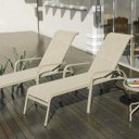 Ver imagem 1 de Espreguiçadeira de Alumínio Empilhável Summer Slim 