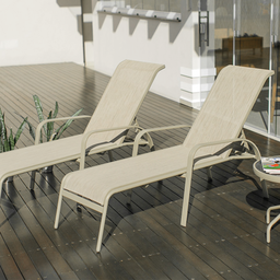 Espreguiçadeira de Alumínio Empilhável Summer Slim  - 3