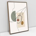 Ver imagem 1 de Quadro Decorativo em Canvas Abstrato Elegance TACOLADO PAPEL DE PAREDE Moldura Flutuante 4,5cm Freij
